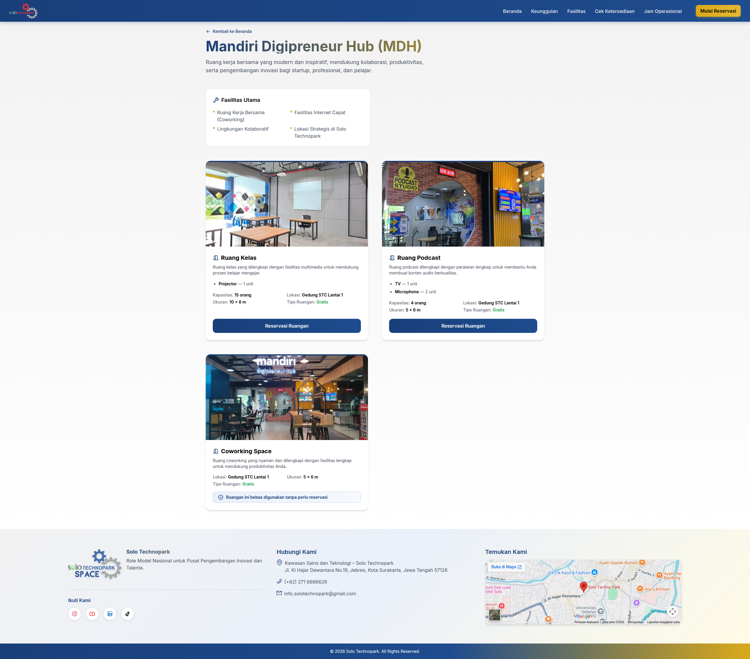 STP Space - Sistem Manajemen Peminjaman Ruangan screenshot 1