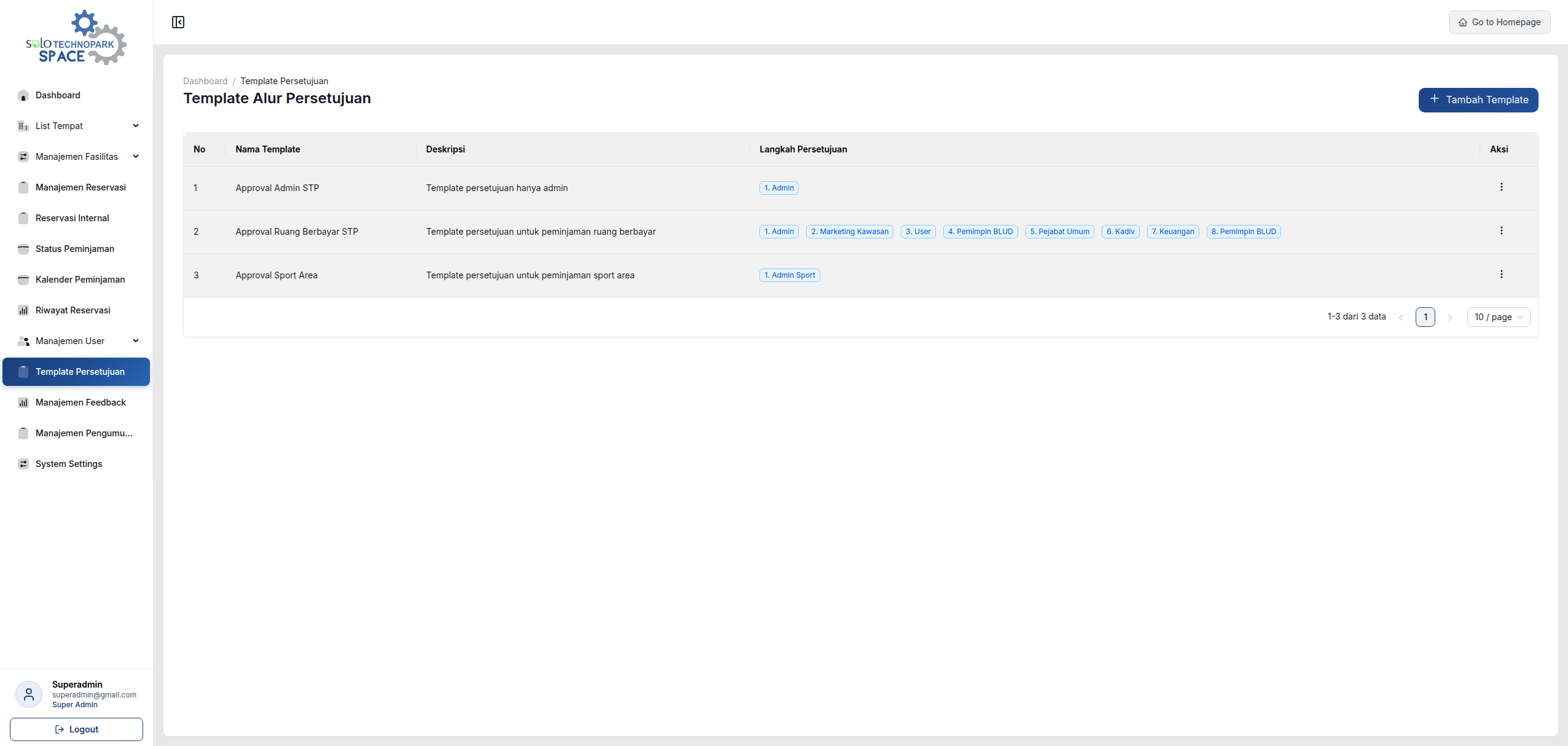 STP Space - Sistem Manajemen Peminjaman Ruangan screenshot 10