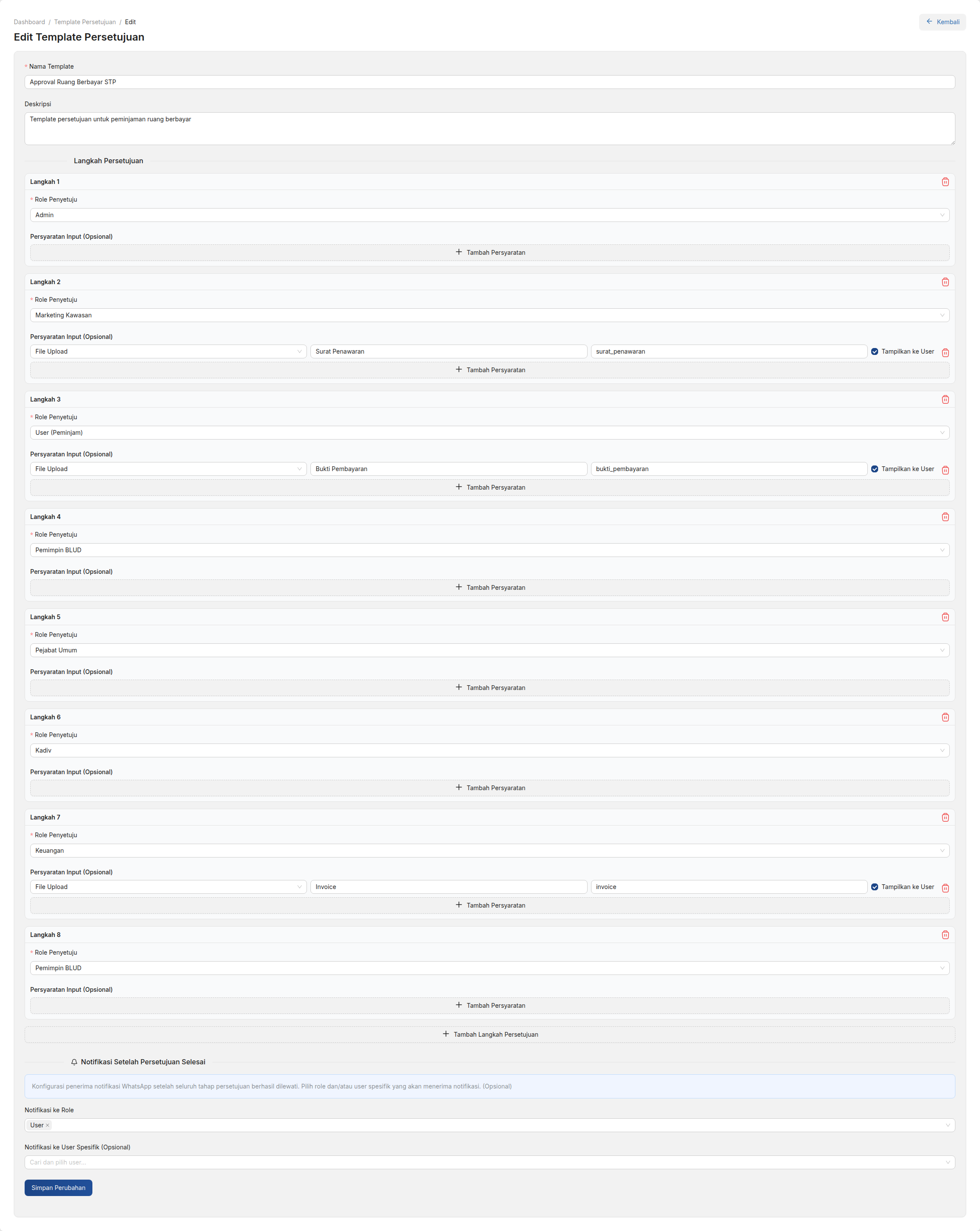 STP Space - Sistem Manajemen Peminjaman Ruangan screenshot 11