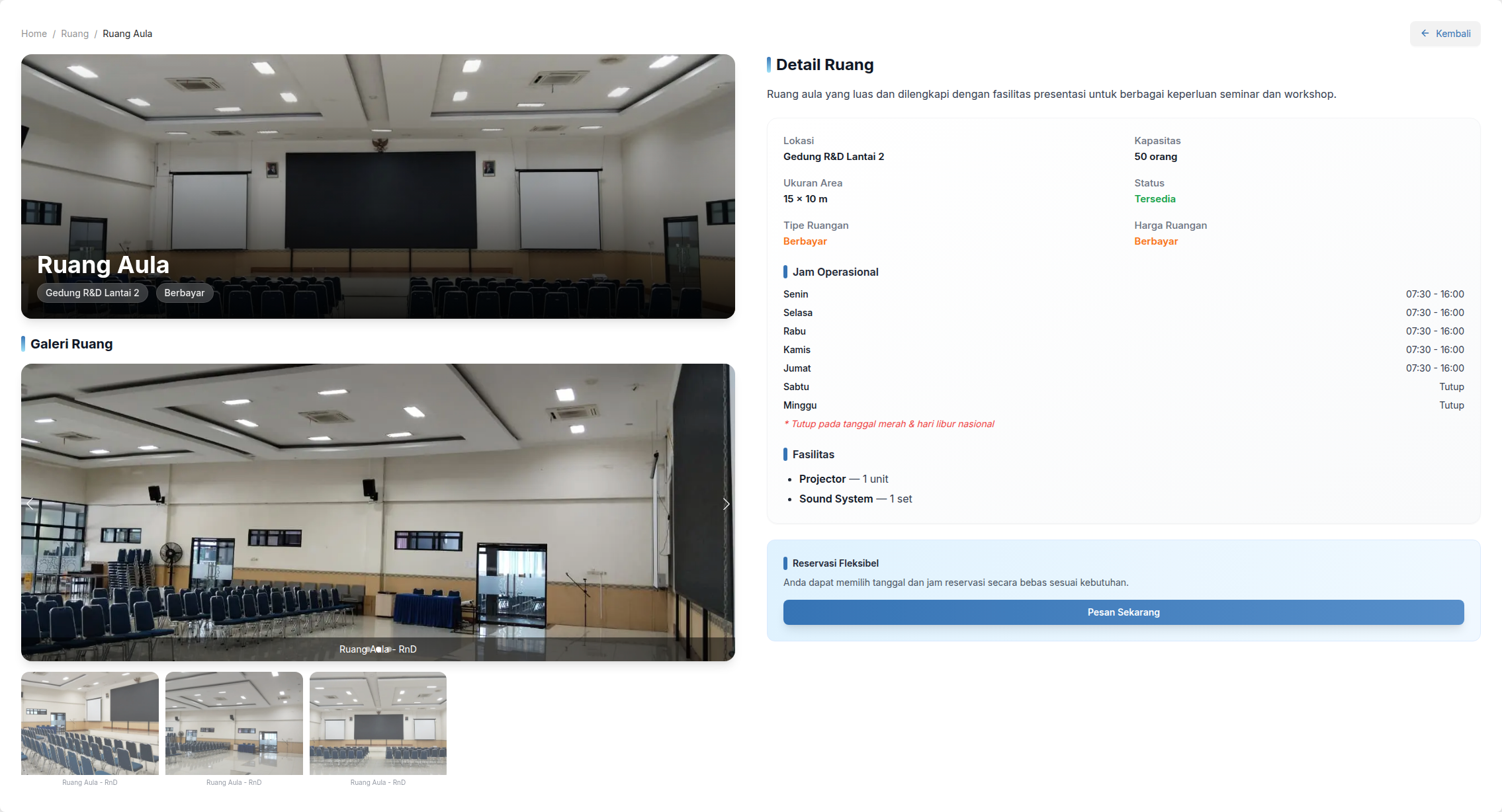 STP Space - Sistem Manajemen Peminjaman Ruangan screenshot 15