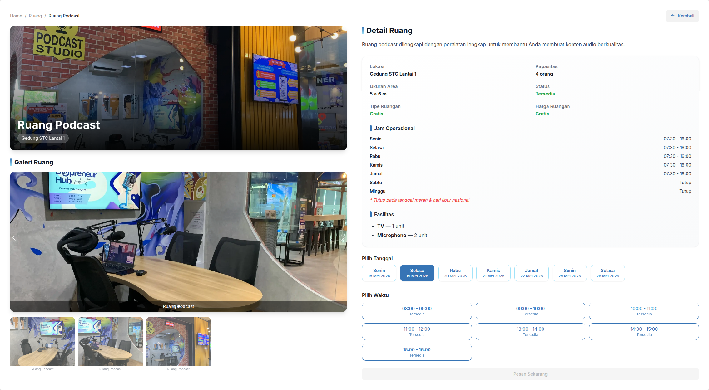 STP Space - Sistem Manajemen Peminjaman Ruangan screenshot 16